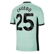 Chelsea Moises Caicedo #25 Tredjedrakt 2023-24 Kortermet